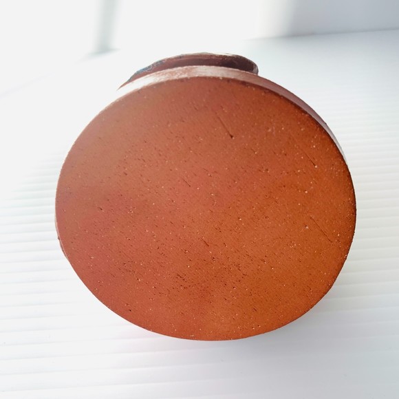 Artisan Studio Red Clay Spouted Vessel - Art Pottery - Hand Crafted - 5"… - Picture 6 of 6